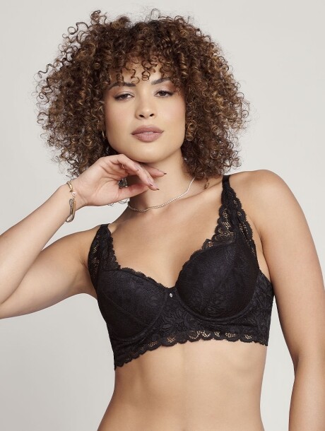 Sutiã Bralette Melissa Essencial em microfibra dupla com base confortável.