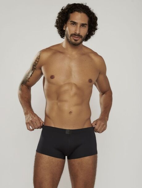 Cueca Boxer Tradicional em Microfibra Respirável - Imagem 1