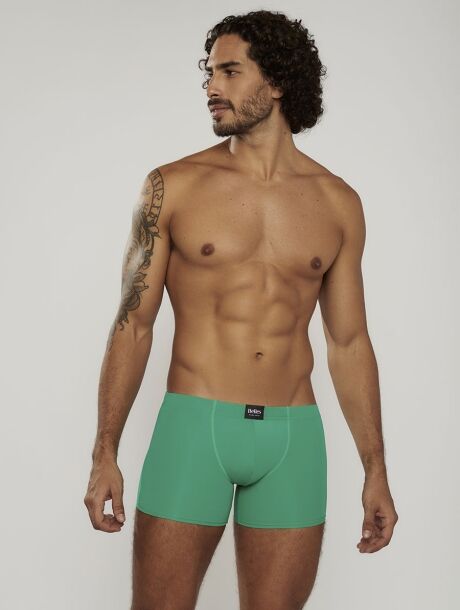 cueca-boxer Cueca Boxer Shorts com Costura Frontal em Microfibra - Imagem 1