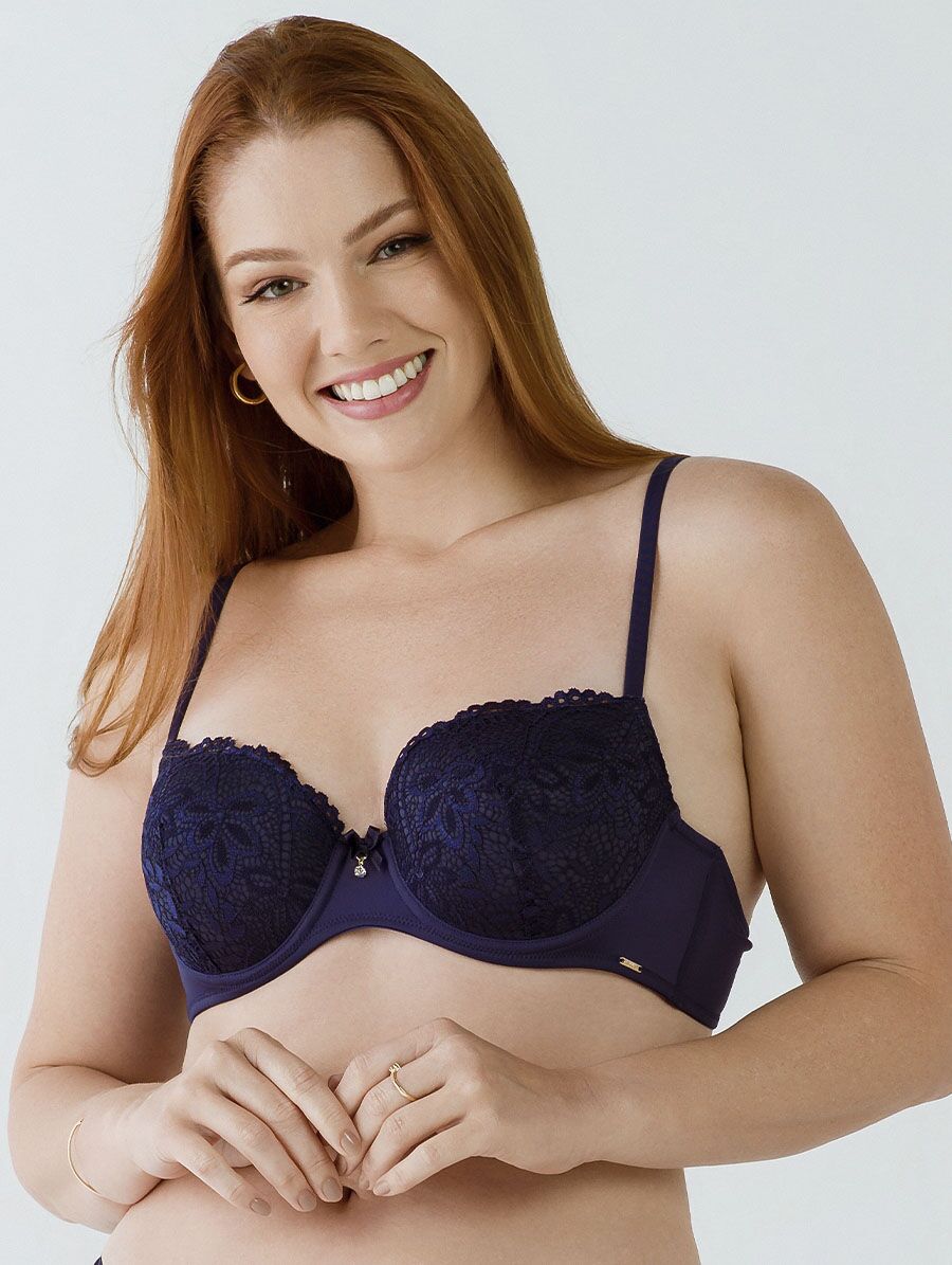 sutiã-meia-taça-allana-roxo-luana Sutiã Meia Taça Allana Linha Luana - Imagem 1