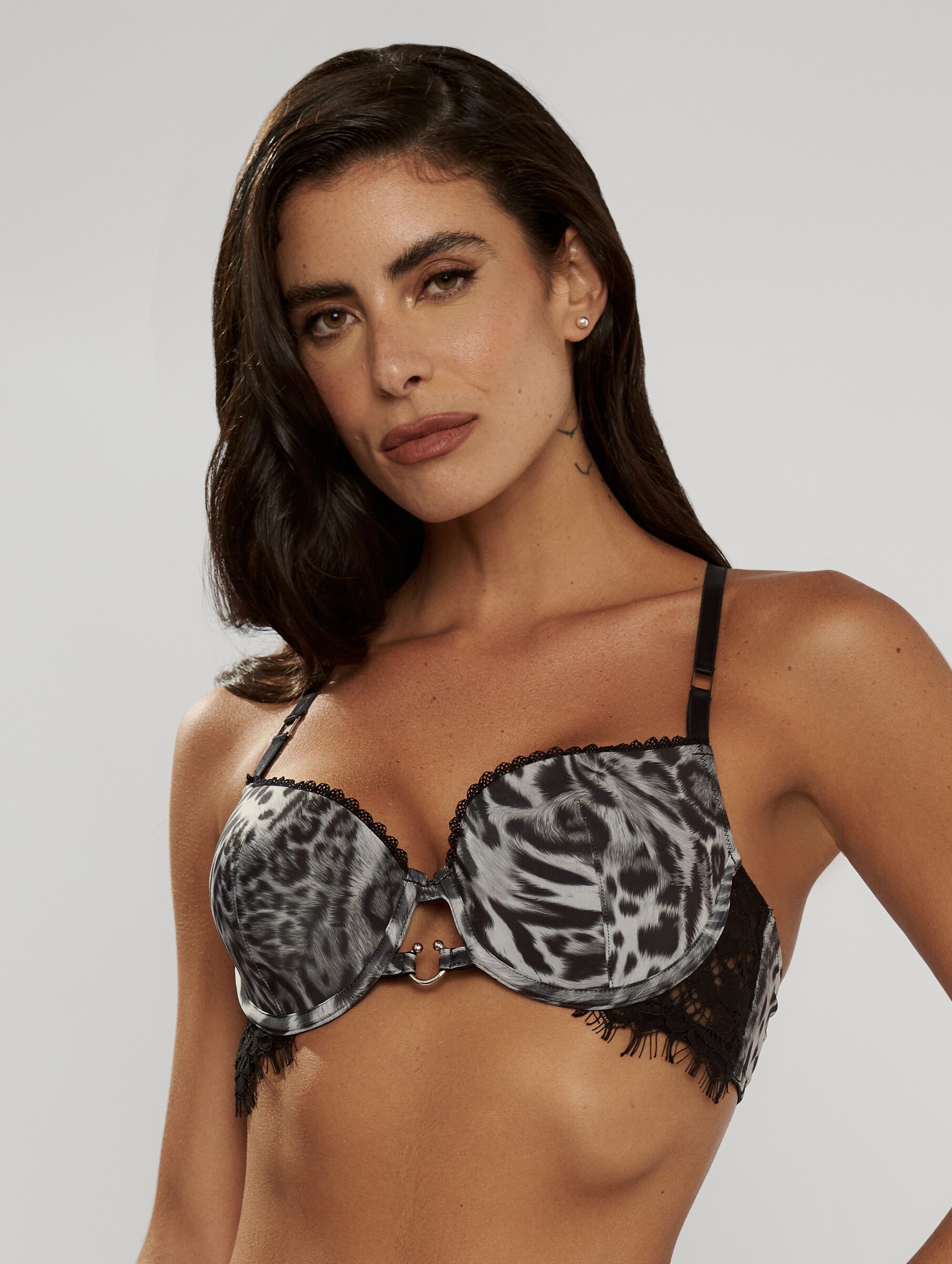 Sutiã Meia Taça Aléxia Lince - Imagem 1