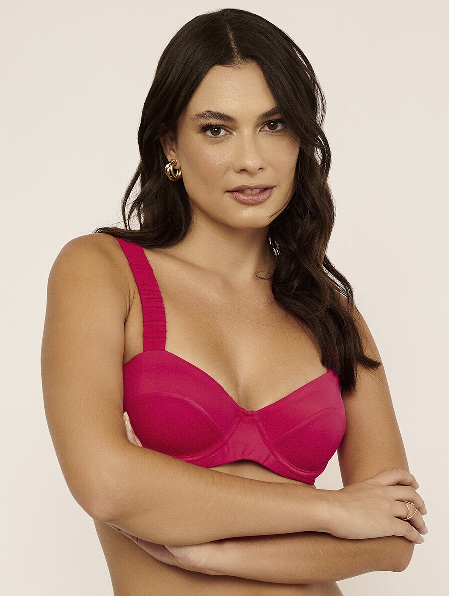 Top Meia Taça Frufru Mirage - Imagem 1