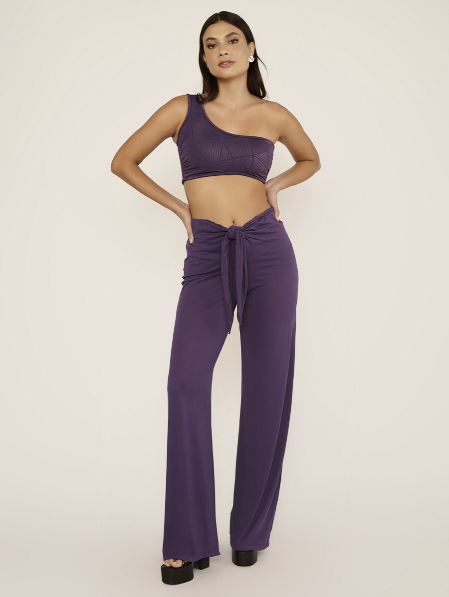 Calça Pantalona Ametista - Imagem 1